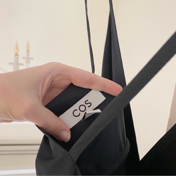 COS Poplin A-Line Midi Slip Dress - Picture 16 of 16